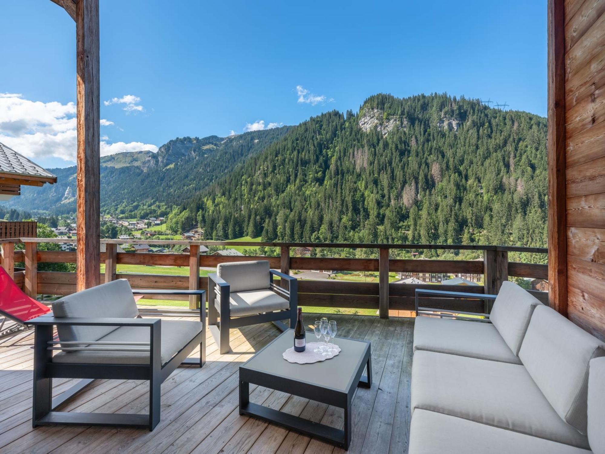 Chalet 1100 - Bo Immobilier Chatel - A Mi-Chemin Du Centre Et Du Linga - Jacuzzi Sauna Et Cheminee Exterior foto
