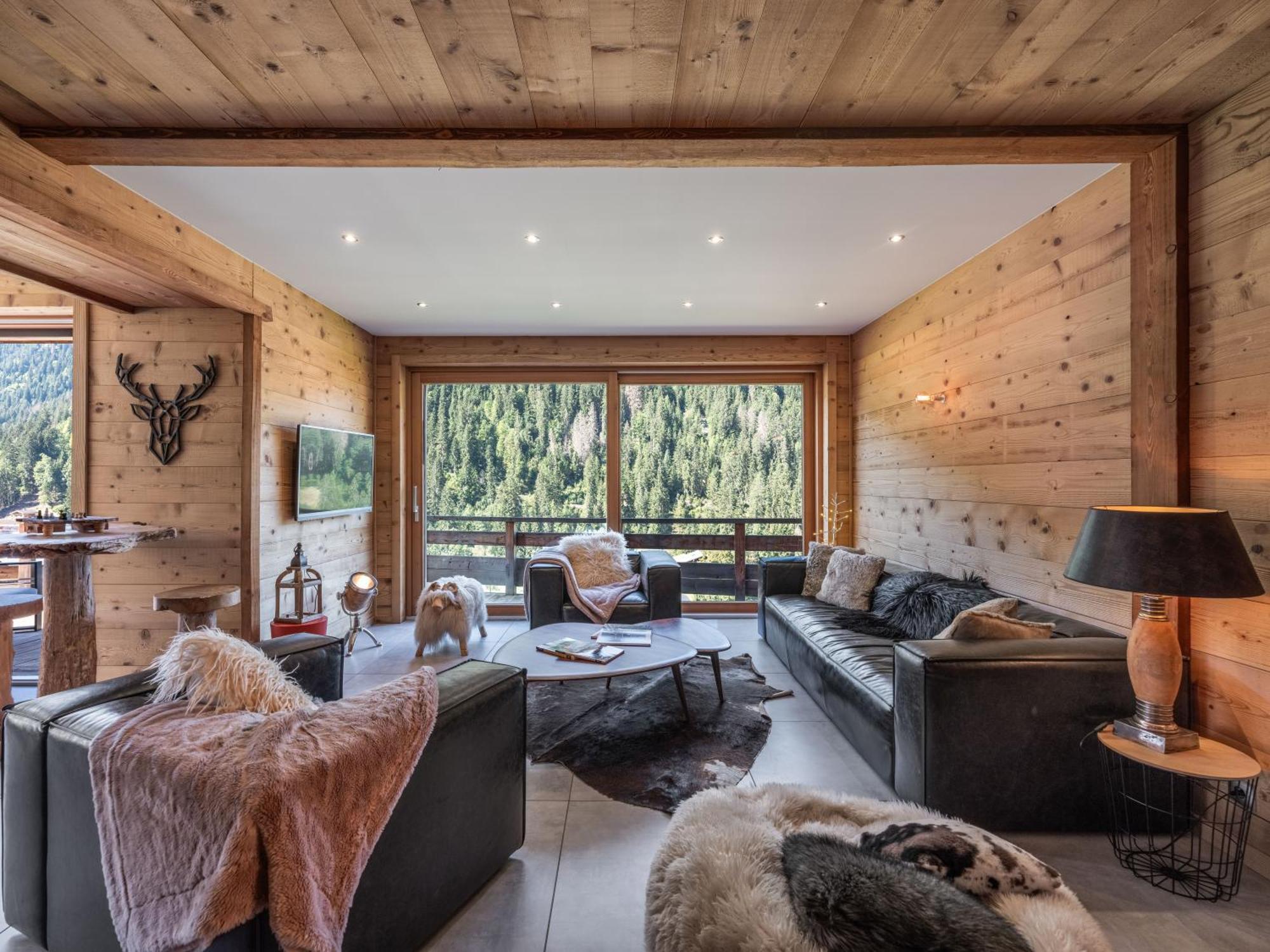 Chalet 1100 - Bo Immobilier Chatel - A Mi-Chemin Du Centre Et Du Linga - Jacuzzi Sauna Et Cheminee Exterior foto